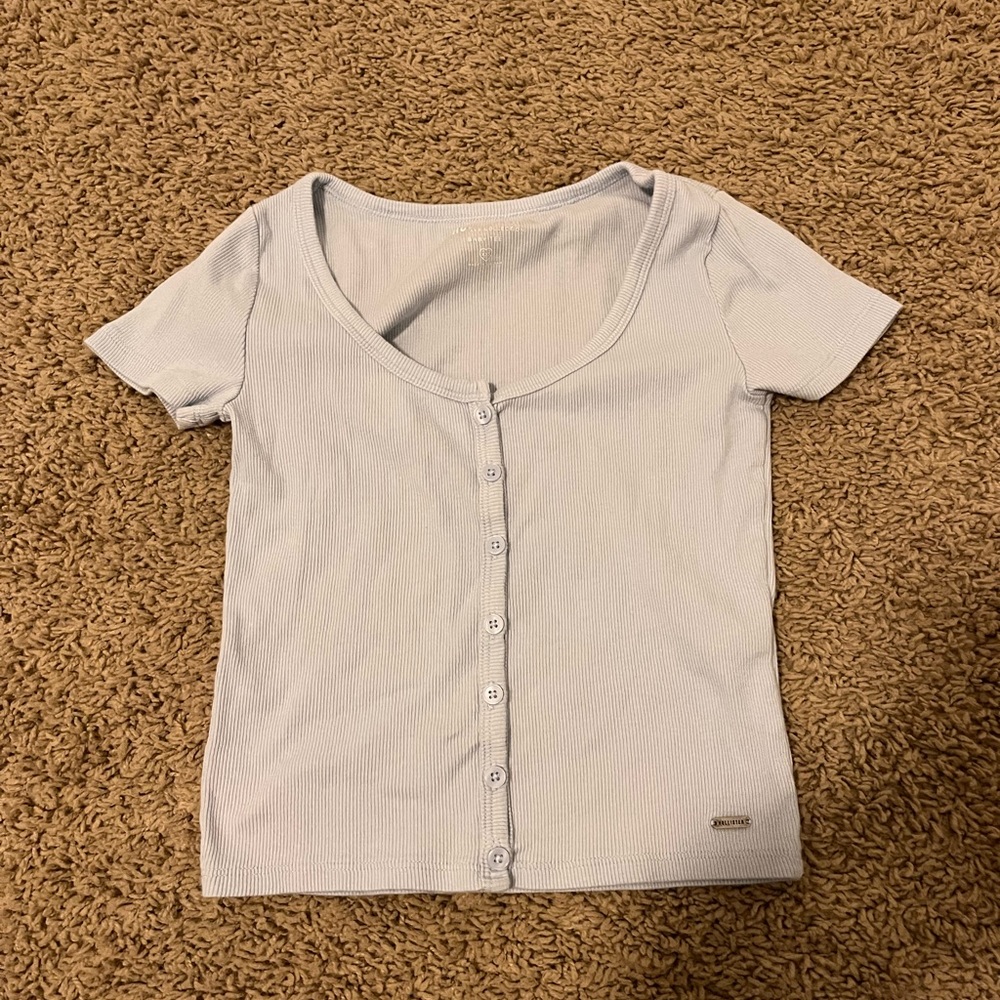 Hollister Blue Baby Tee